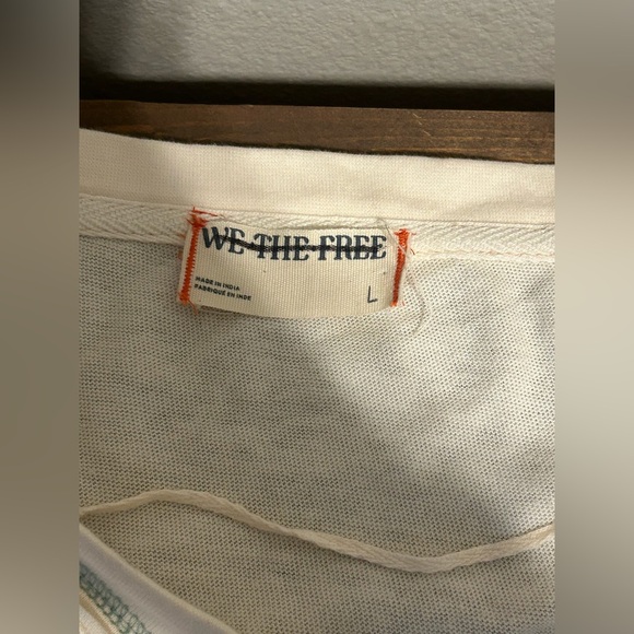 Free People We The Free Gameplan Tee large nwot - Picture 4 of 7
